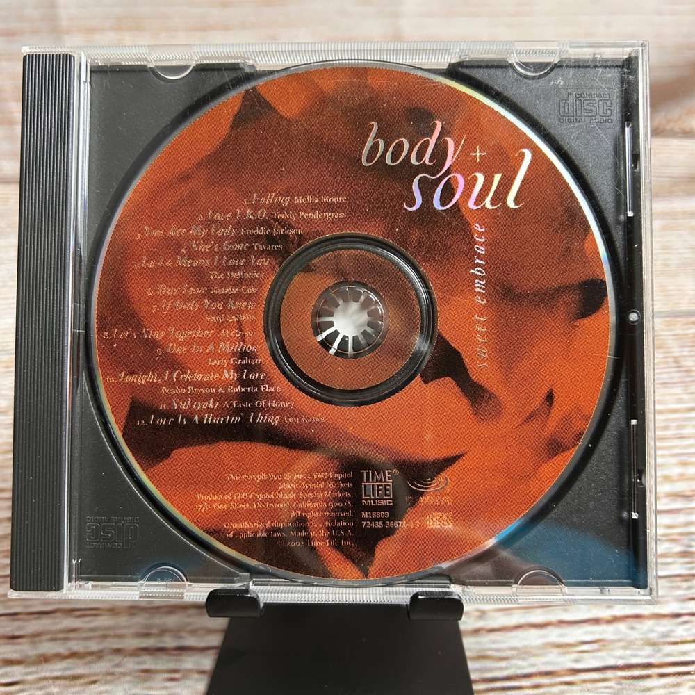 Body + Soul Sweet Embrace CD Sensual Soul Collection Time Life Music M18809 2002